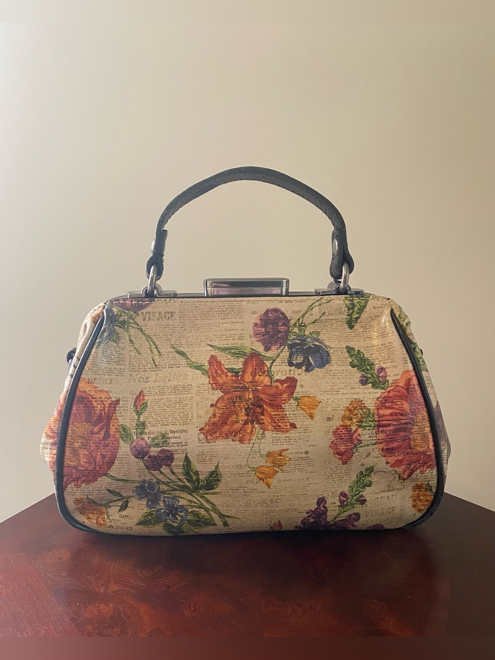Patricia Nash Gracchi Frame Satchel with Crossbody Strap - Picture 2 of 15
